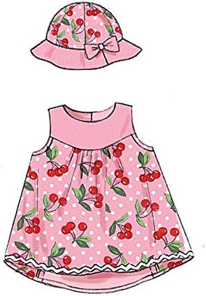 McCall's Patterns M7342 Infants' Back-Bow Dresses, Panties, Leggings and Bucket Hat...