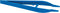EISCO 5" Disposable Plastic Forceps/Tweezers, Contoured and Corrugated Handle, Pack of 1...