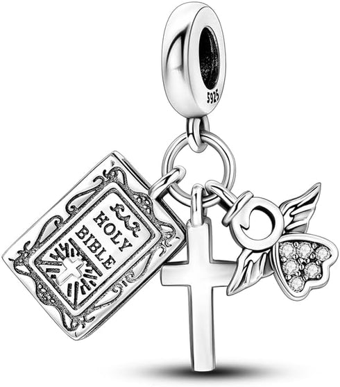CYCUFF 925 Sterling Silver Charms Suitable for Charm Necklaces, Bracelet Pendants Beads Jewellery Gift for Women Family Friends...