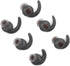 3 Pairs Silicone Hooks Eartip Eartips Earbuds Eargels Compatible with Synchros Reflect BT Sports Wireless Bluetooth Earphones (Grey)...