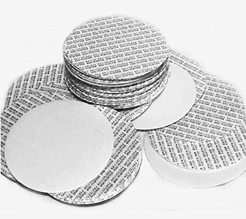 58mm (2.28") Torque Activated Pressure Sensitive Seals Cap Liners -Made in USA- 30 PCS - for Glass & Plastic Jars - No Induction Sealer Needed - B...