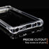 KIOMY Case for Samsung Galaxy Note 8 Shockproof Bumper Protective Cover Hybrid Design Hard PC Back + Flexible TPU Raised Bezel Transparent Slim Fi...