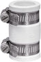 Fernco 1056-075 3/4-in. Flexible PVC Condensate Pipe Coupling for Plastic and Copper Plumbing Connections in White...