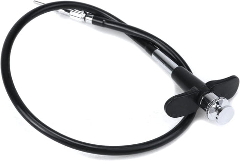 15.7"(40cm) Threaded Release Cable Vibration-Free Black Shutter Release Cable Shutter Release Cable with Bulb-Lock Mechanical Shutter Release Cabl...