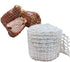 5m Cotton Meat Netting Elastic Smoked Meat Poultry Ham Netting Meat Butcher Twine Net Roll Wrapping Net Meat Tying Roll for Meat Cooking Meat Saus...