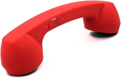 Cordless Telephone Handset, Retro Wireless Mobile Phone Telephone Handset Receivers Headphones Radiation Proof Stereo Convenient Call Cell Phone(R...