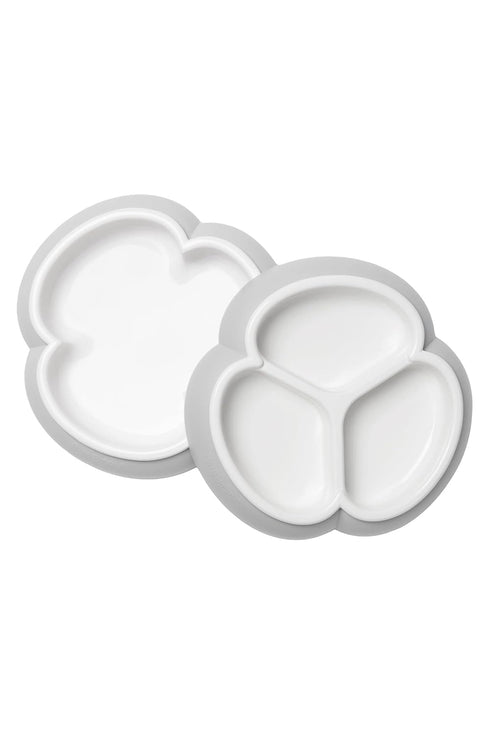 BabyBjoern Baby plate Set, 2 pack, Gray...