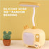 Little Deer Lamp with Pen Holder, Eye-Caring LED Portable Reading Light with 361 ° Curvable and Adjustable Neck-Pink...