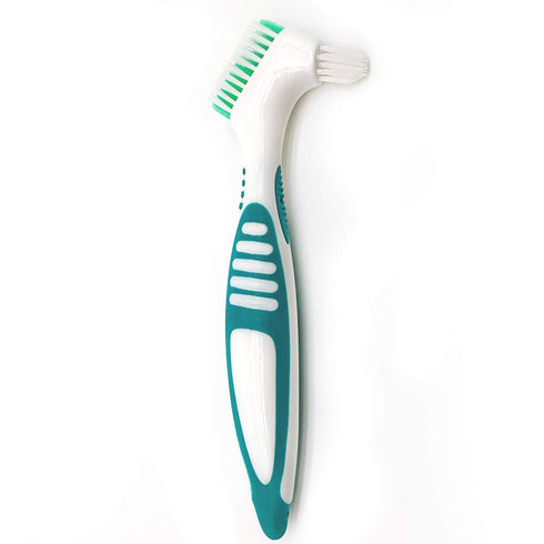 Premium Hygiene Denture Cleaning Brush Set, Multi-Layered Bristles & Ergonomic Rubber Handle, for Denture Care(Pack of 2)...