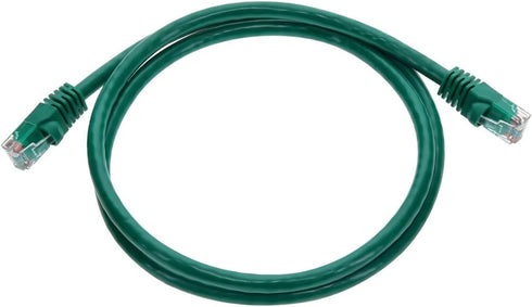 Monoprice 3FT 24AWG Cat5e 350MHz UTP Ethernet Bare Copper Network Cable - Green...