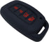 GFDesign 2 Pcs Silicone 4 Buttons Key Fob Cover Remote Case Keyless Protector Compatible with 2019 2018 2017 2016 2015 2014 2013 Hyundai Elantra S...