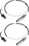 OCPTY ABS Wheel Speed Sensor Compatible for BMW 128i 2008-2013, 323i 2006-2007, 325i 2006, 328i 2007-2011 - Rear Driver and Passenger Side, Replac...