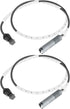OCPTY ABS Wheel Speed Sensor Compatible for BMW 128i 2008-2013, 323i 2006-2007, 325i 2006, 328i 2007-2011 - Rear Driver and Passenger Side, Replac...