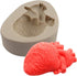 2PCS Halloween Heart and Brain Silicone Molds DIY Simulation Human Organ Fondant Mould Cake Candy Biscuit Polymer Clay Ice Mold Kitchen Baking Too...