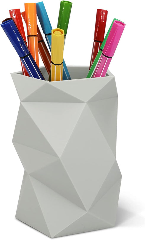 Creative Design Silicone Pen and Pencil Holder (Grey)...