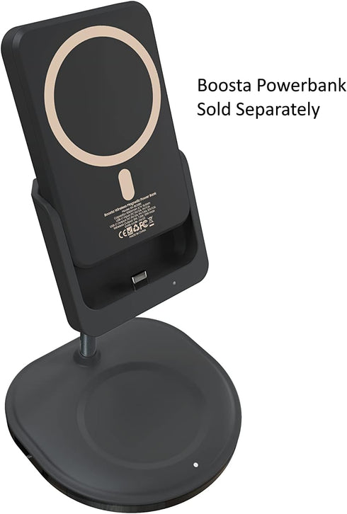 Charging Stand(Only/Does not Include Boosta Power Bank) with a 30W Adapter for RapidX Boosta Power Bank and Other iOS Devices, Compatible with iPh...