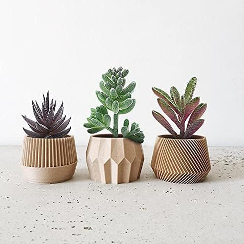 Artificial Succulent Plants - 18 Pack - Premium Fake Plants - Double Flocked Succulents - Realistic Textured Cactus - Face Succulent Plants - Mini...