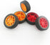 10pcs Toys Car Wheels 30mm Rubber Tire for DIY Model Toy Accessories (Orange)...