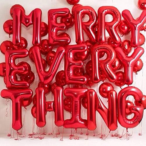 40 Inch Big Red Letter Balloons Foil Mylar Wedding Bachelorette Wedding Birthday Bridal Shower Anniversary Celebration Graduation Party Decoration...