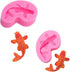 2 Pack Koi Fish Silicone Mold Fish Candy Fondant Mold, 3D Fish Shaped Chocolate Baking Mold Tool for Cake Cupcake Sugar Decorating (Pink)...