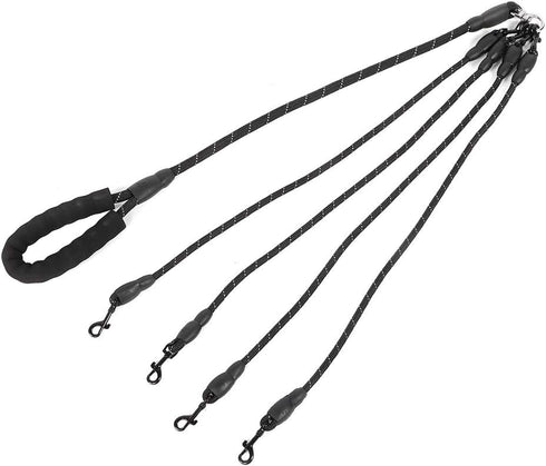 4 Way Dog Leash,4 in 1 Traction Rope Dog for Dogs Cats Outdoor Walking for Medium Large Dogs Walking and Training...