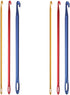 Zuoyou 6PCS Aluminum Tunisian Afghan Crochet Hook DIY Knitting Needles Tool with Eye 2.75/4/6mm......