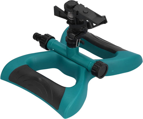 Automatic Sprinkler, Rubber?Coated Base Rotating Automatic Sprinkler Easy to Use for Nurseries for Watering Lawns for Gardens(Dark Green)...