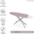 Encasa Ironing Board Covers (57"x22") Drawstring Tightening with Thick 3 mm Felt Padding, Easy Fit, Scorch Resistant, Printed - Mauve Tiles...