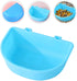 POPETPOP Hanging Pet Bowl Dog Crate Bowl Plastic Kennel Bowls Non Spill Food Water Bowls for Cages Bunny Feeder Hanging Coop Cup for Dogs Cat Bird...