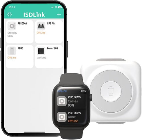 ISDT PB10DW Power Bank for Visually Impaired MagSafe Wireless Charger,Magnetic 2 in 1 Charger,Fast Wireless Charging,Compatible with iPhone 14/Pro...