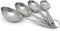 Lindy's MPC4 4-Piece Stainless Steel Measuring Scoop Set,Silver, 9 inches long...