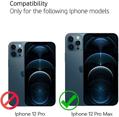 Deppa [2 Pack Screen Protector for Iphone 12 Pro Max (6.7') Tempered Glass Film | Easy Installation | 9H Hardness | Scratch Resistant | Anti-Finge...