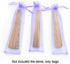 50Pcs Light Purple Organza Hand Fan Bags, 2x10 Inches Folding Drawstring Gift Pouch for Party Wedding Favors...