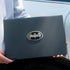 Fan Emblems Batman Car Emblem - 1989 Oval Bat Symbol 3D Auto Badge - Color: Black and Chrome - Size: 3.76 x 2.26 x 0.2 inches - Officially License...