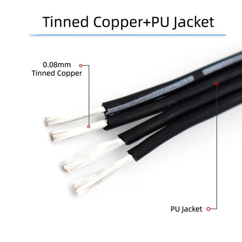 xiwai 13cm USB 2.0 Type-A Male to Type-A Male Female Data Flat Slim FPC Cable for FPV & Disk & Phone...