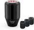 (Black) 6 Speed Weighted Manual Automatic Shifter Shift Knobs Lever with 3 Adapters Fit Compatible with Manual Cars Most Automatic Cars...