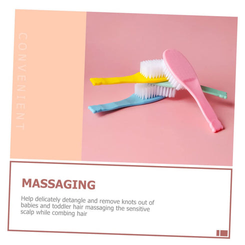 VICASKY 10pcs Small Hair Brush Plastic Baby Brush Professional Infant Brush Shampoo Brush Toddler Hair Brush Infant Comb Baby Hair Comb Convenient...