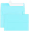 50 Pack 4x6 Envelopes, A4 Sky Blue Envelopes Self Seal, Printable Envelopes for Invitation, Baby Shower, Birthday Party, Wedding, Postcards, Maili...
