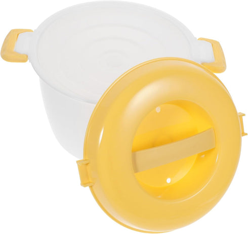 DOITOOL Microwave Rice Cooker,Mini Rice Cooker for Microwave Oven,Microwave Cookware Microwave Steamer for Vegetables,Pasta,Chicken,Bacon...