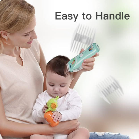 ENSSU Baby Hair Clippers, Lower Noise Haircut Trimmers for Children with Autism and Sensory Sensitivity, Babies Infant Kids Waterproof Hair Cuttin...