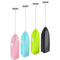 Daily-buy 4pcs Electric Mini Kitchen Stirrer Milk Frother Coffee Egg Milk Shake Mixer Stainless Steel Battery Operated Coffee Stirrer for Foamer &...