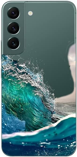 Blingy's for Samsung Galaxy S22 Plus Case, Cool Ocean Pattern Scenic Landscape Nature Beach Style Transparent Soft TPU Protective Clear Case 6.6 I...
