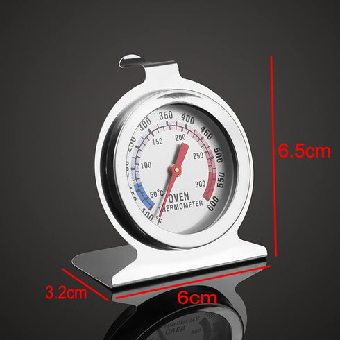 JZK Stainless Steel Dial Oven Thermometer for Fan Oven/aga/Gas Oven, Kitchen Oven Temp Monitor, Gas Oven Temperature Gauge, Oven Thermostat Replac...