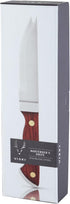Viski Bartender Knife, 7 Inch Knife, Acacia Wood Handle, Double Tipped Stainless Steel Blade, Bar Knife, Riveted Base, Set of 1...