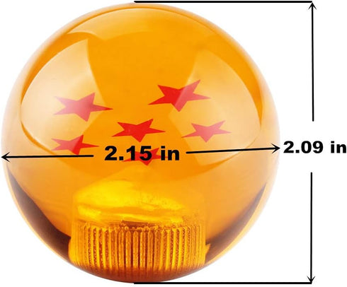 DEWHEL Durable Acrylic 4 Star Dragon Manual Shift Knob M12x1.25 M10x1.5 M10x1.25 M8X1.25...