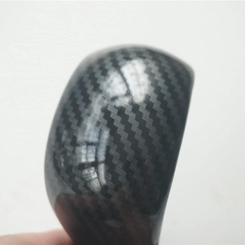New Sport Carbon Fiber Style Interior Gear Shift Knob Steering Wheel Trim Fit for Mazda 3 CX-30 2020 2021 2022 2023 CX-50 (Gear Shift Knob Trim, C...