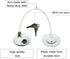 1 Pack Refrigerator Lock with 2 Keys, Refrigerator Lock Dorm Freezer Door Lock and Child Safety Cabinet Lock with Strong Adhesive....