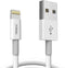 Lightning Cable, Smart Battery Health Defender, Apple MFi Certified, 6. 6 ft iPhone Cord Compatible with iPhone 12, 11, X, 8, 8 Plus, 7, 7 Plus, i...
