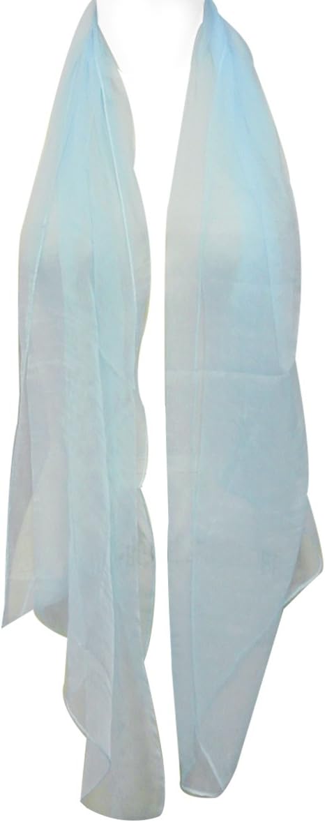 Wrapables Solid Color Silk Long Scarf...