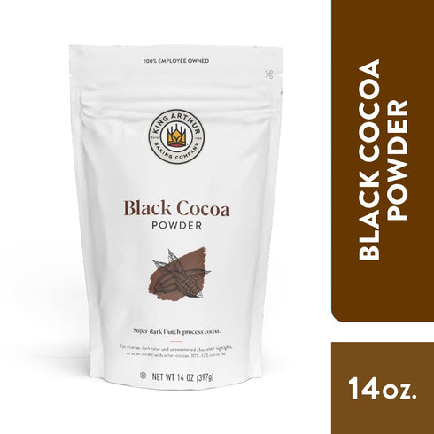 King Arthur Black Cocoa, Dutch Processed Cocoa Powder, Perfect for Baking, 14 Ounces...
